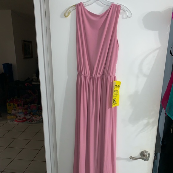 Long pink maxi dress - Picture 2 of 2